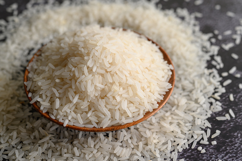 bol de riz blanc