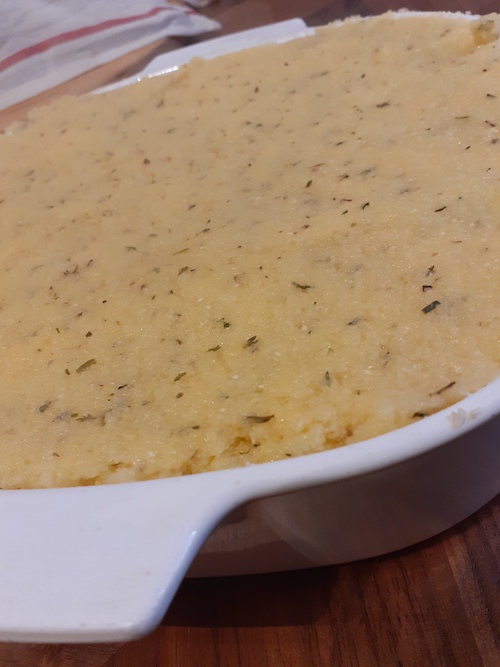 plat de polenta