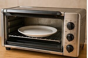 Peut-on mettre une assiette dans un four grille-pain ?