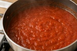 Comment épaissir une sauce spaghetti trop liquide ?