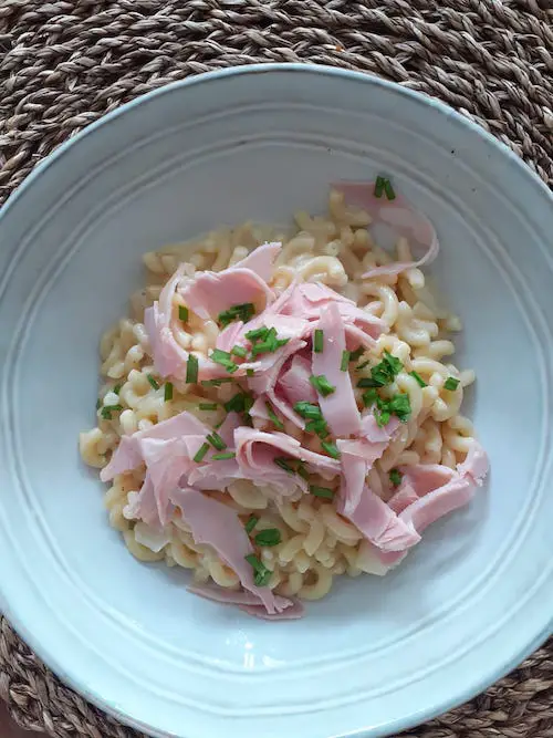 Recette de Chef: Risotto de Coquillettes Jambon de Cyril Lignac